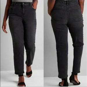 Lane Bryant Straight Fit Straight Leg High Rise jeans